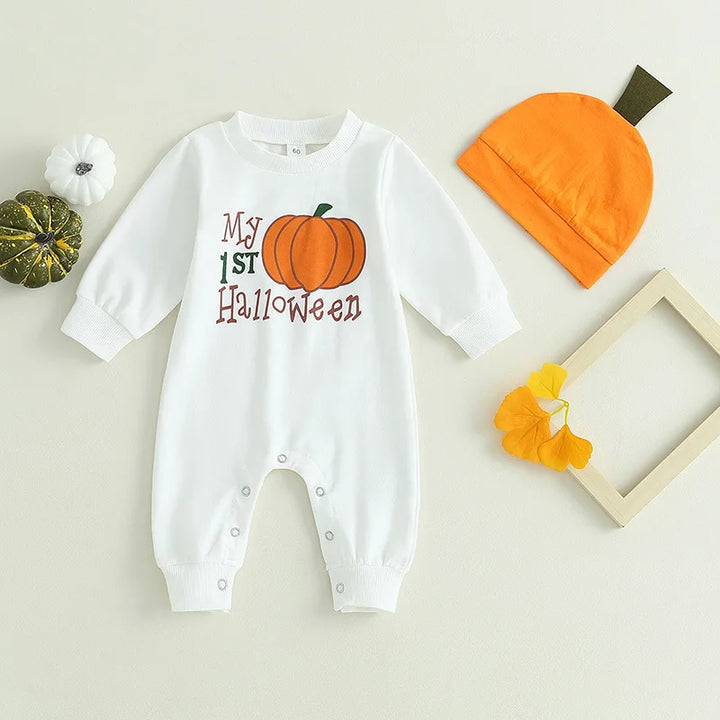 My First Halloween Baby Cosplay Costume Party Infant Outfits Clothes Boys Girls Holiday Jumpsuit Newborn Long Sleeve Romper