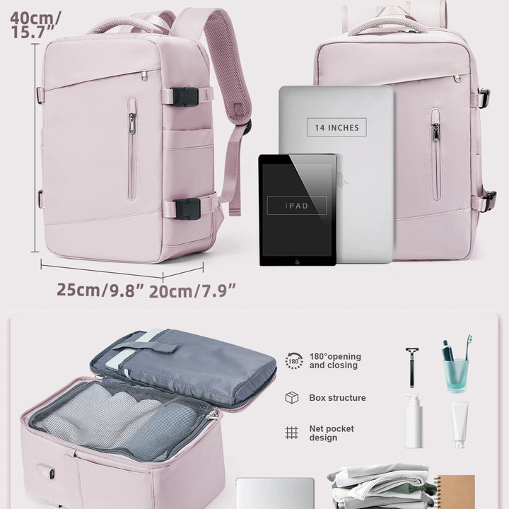 Women's Backpack Travel Suitcase Cabin Bag Aircraft Ryanair 40x20x25 Airplane Travel Bag Men Laotop Backpack Wizzair Carry On