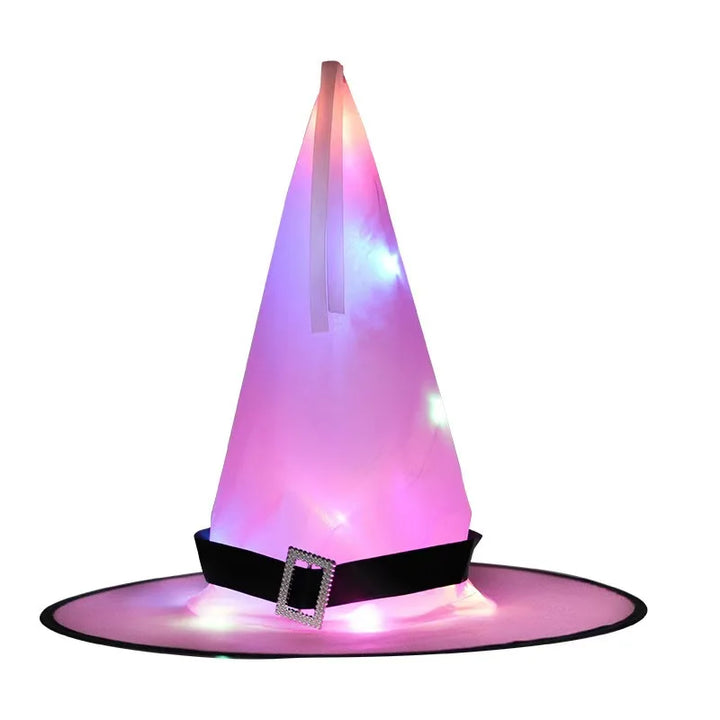 Halloween Glowing Hat Children Adult Party Dance Party Dress Up Witch Hat Halloween Decoration Halloween Mask декор для дома