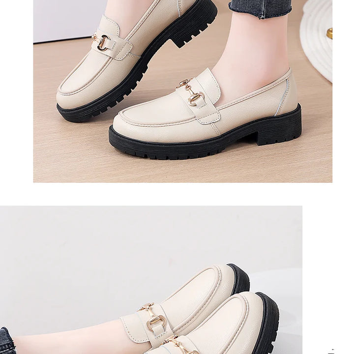Sneakers Women Shoes Loafers Leather Flat New  Fashion Spring 2024 Casual comfortable Mom Shoe Mujer Zapatos Chaussure Femme
