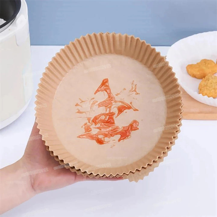 🍽️ Mess-Free Air Frying Made Easy!
🔥 50/100pcs Non-Stick Air Fryer Liners – Keep your basket clean, no scrubbing needed!
✅ Heat-resistant, grease-proof & food-safe
🧁 Perfect for baking, roasting & more
Fits most round air fryers – just use & toss!
