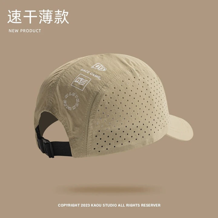 Summer Thin Breathable Mesh Baseball Caps for Men and Women Outdoor Camping Leisure Sun Protection Quick-drying Hiking Hats