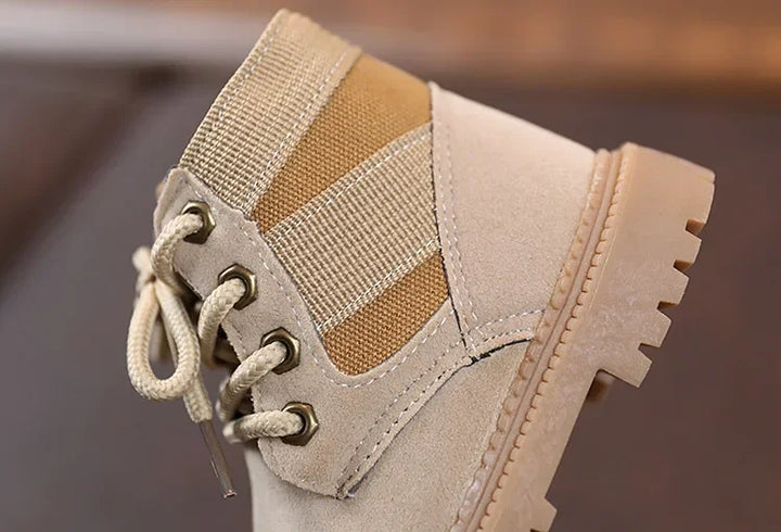 Child Fashion Short Boots Winter Boys Outdoor Sneakers Soft Non-slip Girls Warm Shoes Toddler Kids Sport Running Snow Bootie