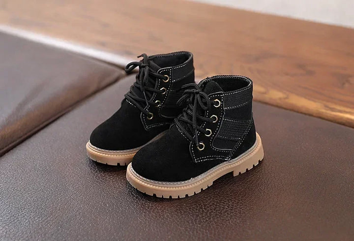 Child Fashion Short Boots Winter Boys Outdoor Sneakers Soft Non-slip Girls Warm Shoes Toddler Kids Sport Running Snow Bootie