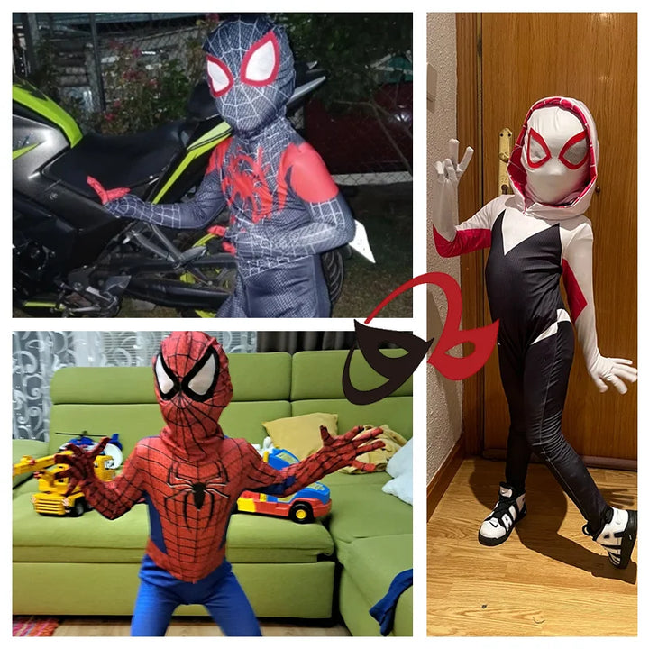 Halloween Kids Costumes Superhero Animal Cosplay Outfits, Breathable Safe Material for Party Dress-Up, Unisex Boy Girl Toddler