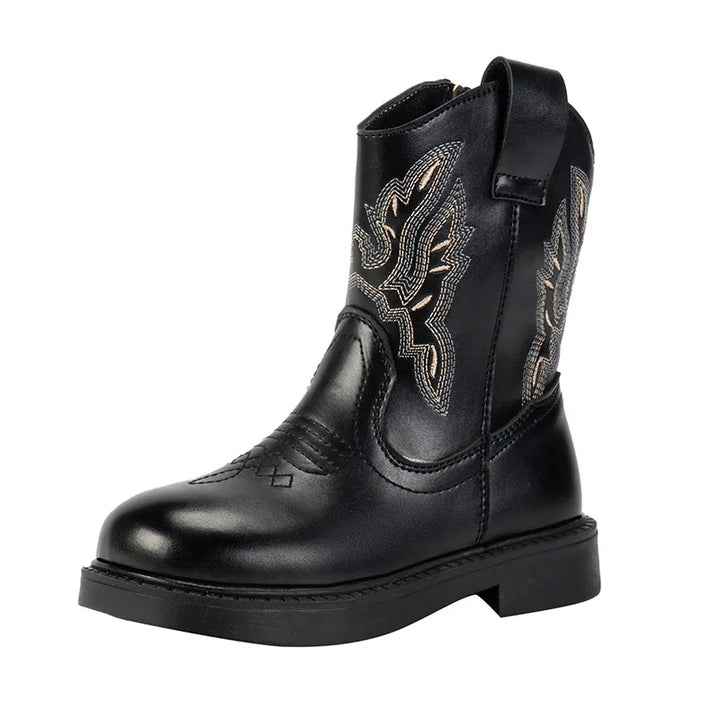 Zapatos Niña Girls Boots Waterproof Cowboy Boots Childrens New Fashion Short Anti Slippery Boot Thick  Boot Kids Boot Botas Niña