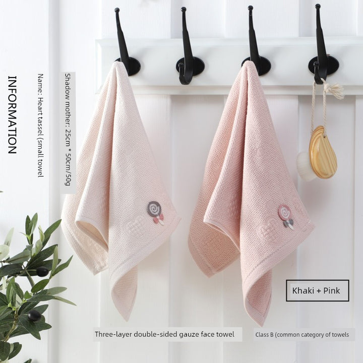 Towel Couple Kids Soft Absorbent Pure Cotton Gauze