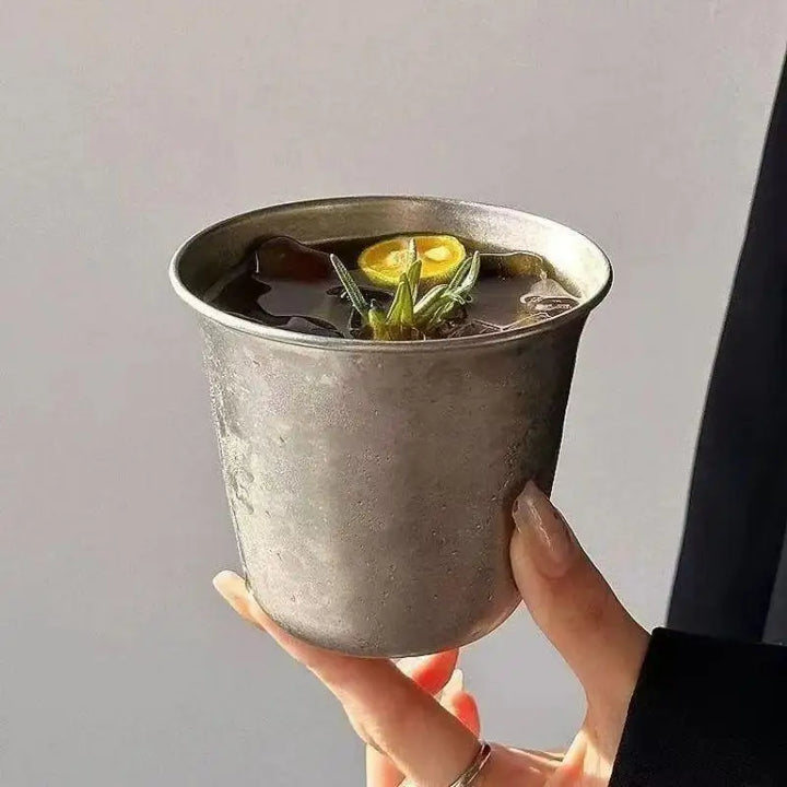 Mugs ice drink cup Stainless Steel Coffee Mug 360ml Portable Cup Travel Tumbler Coffee Jug Milk Tea Cups Office Water Mugs