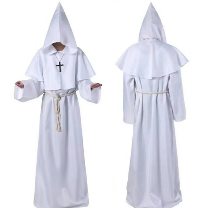 Mystical & Timeless!
A classic monk robe perfect for Halloween, school plays, or cosplay. Simple, comfortable, and full of medieval magic.
✝️ Includes: Long monk robe + belt
🎃 Occasions: Halloween, cosplay, stage performances
🪄Style: Monk,wizard,priest