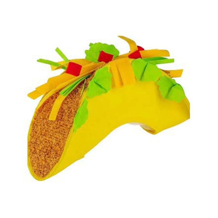 New Year Halloween French Fries Hat Cloth Personalized Taco Hair Hoop Yellow Head Accessories Creative Pizza Hat Headwear