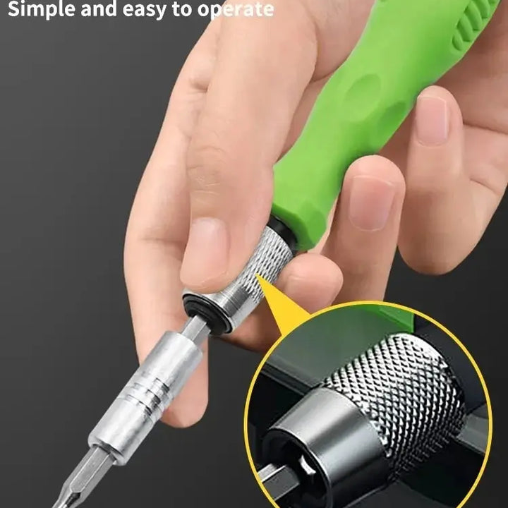Mini 32-in-1 Precision Screwdriver Set Magnetic Phillips Bits Multifunctional Hand Repair Tool Kit for Phone Watch Glasses PC