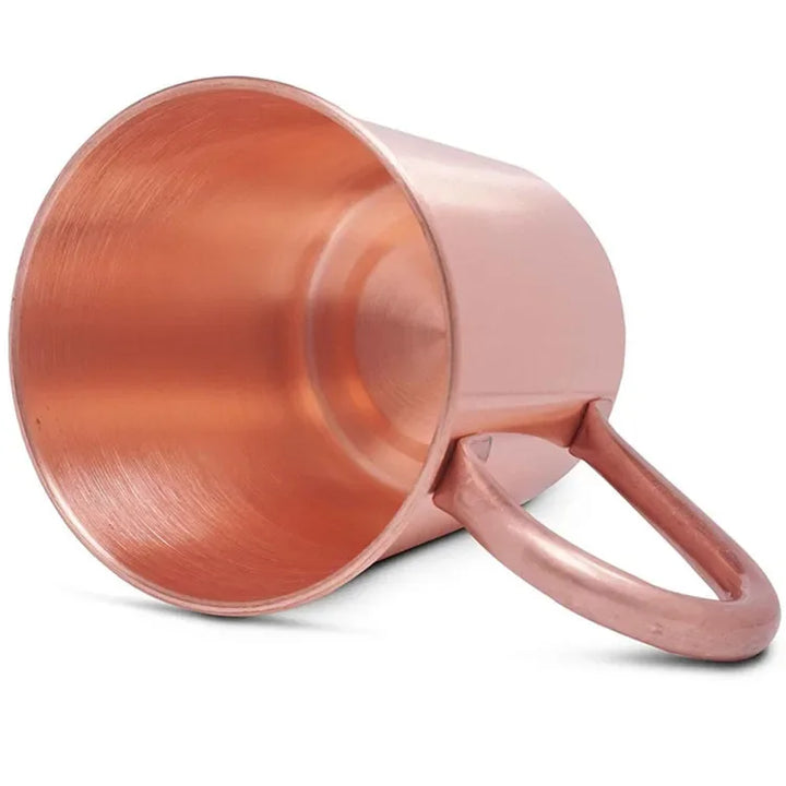 Moscow Mule Mug Pure Copper Solid Smooth without Inside Liner for Cocktail Coffee Beer Milk Water Cup Home Bar Drinkware