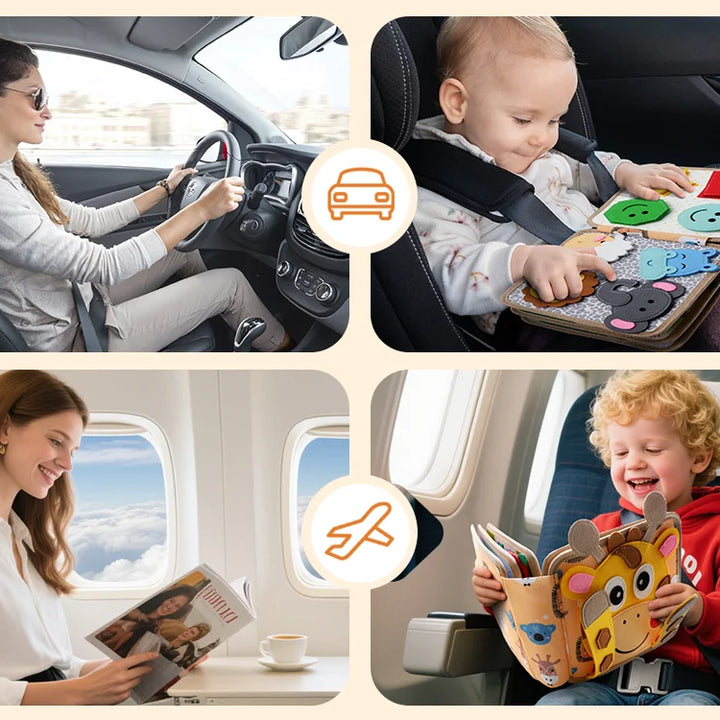 Baby Toy Soft 3D Cloth Book First Book Montessori Infant Early color Cognitive Educational Toys Learning Basic Life Skills Toys
