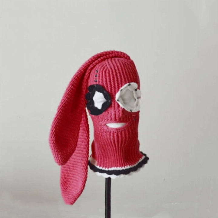 Halloween Balaclavas Long BunnyEar Hat Hat Funny Balaclavas Hat Rabbit Ears Balaclavas Long Ear BunnyBalaclava