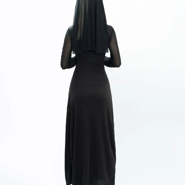 Women’s Sexy Nun Costume – Two-Piece Dress & Headwear
Holy Halloween Fun!
Gothic-inspired two-piece nun outfit with headwear, perfect for Halloween parties and cosplay. Bold, sexy, and unforgettable.
✝️ Includes: Dress & headwear
🎃 Perfect for Halloween