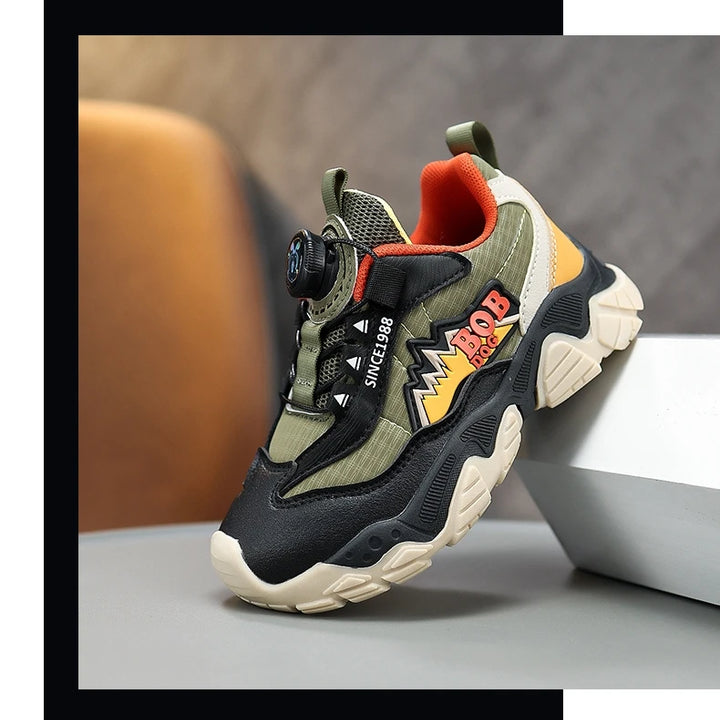 Original Knob Designer Sneakers Kids Trainers Platform Casual Sports Shoes For Boys Comfortable Breathable Children's Sneakers