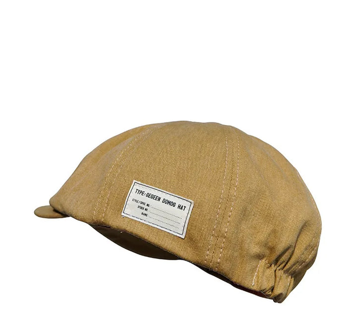 Vintage Unisex Hats Japanese Retro British Style Face-Flattering Versatile Autumn Daily Wear For Men Women Casual Outings Fits