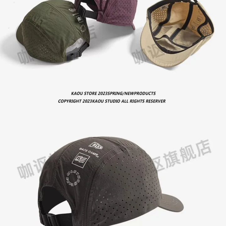 Summer Thin Breathable Mesh Baseball Caps for Men and Women Outdoor Camping Leisure Sun Protection Quick-drying Hiking Hats