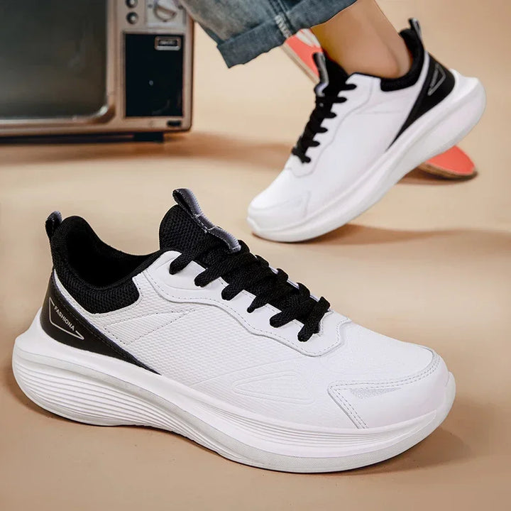 Outdoor Trendy Walking Shoes for Men Sneaker Man Leather High-quality Casual Breathable Flat Non-slip Tennis Shoes