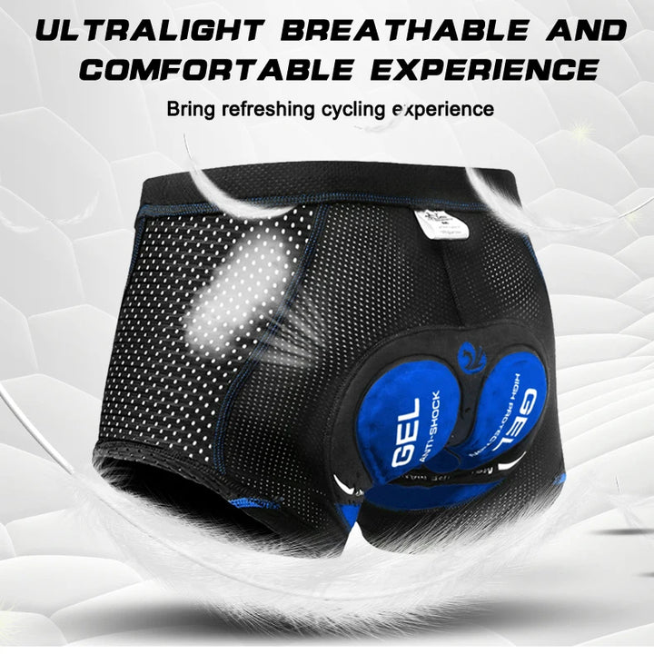 X-TIGER Cycling Shorts Breathable Mesh Cycling Underwear 5D Gel Pad Shockproof MTB Bike Shorts Men Shorts