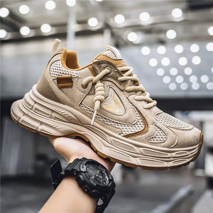 Shoes for Men 2025 New Trendy Fashion Versatile Breathable Thick Bottom Comfortable Sports and Leisure Low Top Sneakers Men
