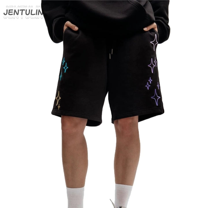 Streetwear Men's Shorts созвездие Stars Graphic Print Oversized Jorts Baggy Harajuku Short Pants Y2k Unisex Clothing Korean Goth