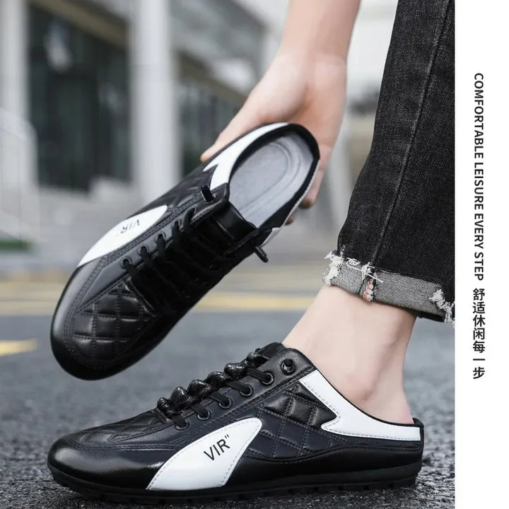 Summer Slippers for Men Trendy Men's Flat Bottom Casual Shoes Soft Sole Support Shoes Men's Sneakers Zapatos De Hombre