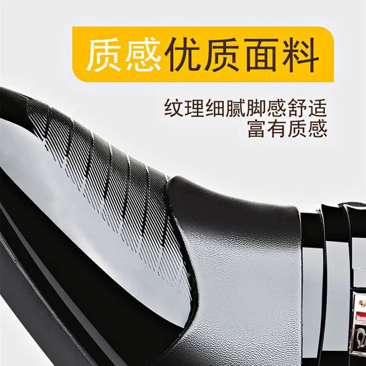 Luxury Men's Dress Shoes Elegant Mens Wedding Party High Quality Dress Shoes Social Man Dress Shoes Round Toe Office Men Loafers