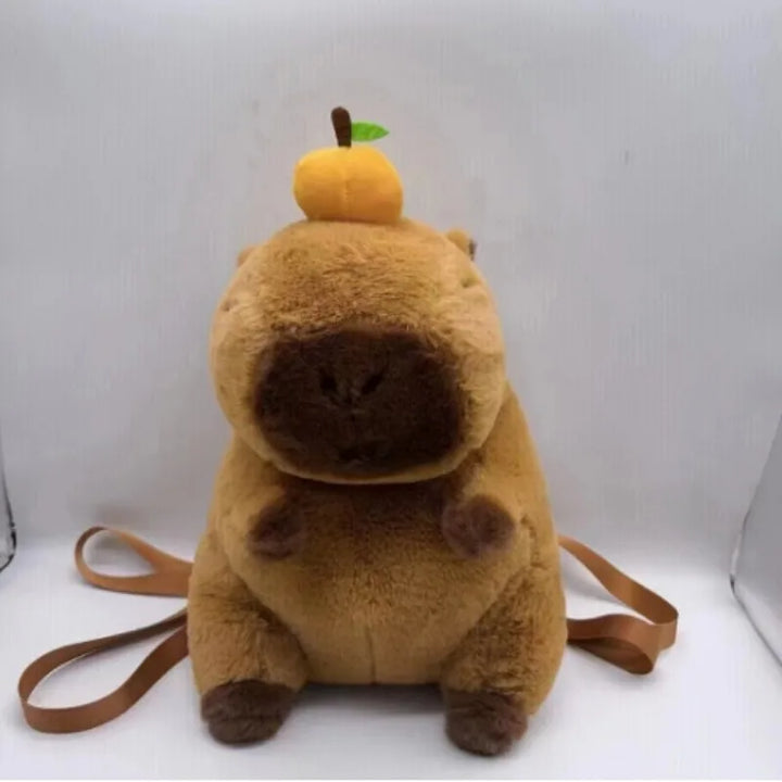 Capybara Plush Backpack Kawaii Fashion Plushie Doll Fur Bag Children's Bag Shoulder Bag Mini Knapsack Bags Gifts For Girlfriend