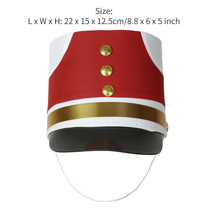 Nutcrackers Hat - Soldier Hat - Drum Major Hat - Marching Band Hat - Children Adult Halloween Cosplay Soldier Costume Party Hat