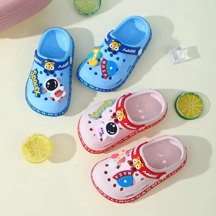 Kids' Cartoon Baby Soft-Sole Sandals – Ultra-Light Non-Slip Infant & Toddler Open-Toe Beach Sandals for Boys and Girls