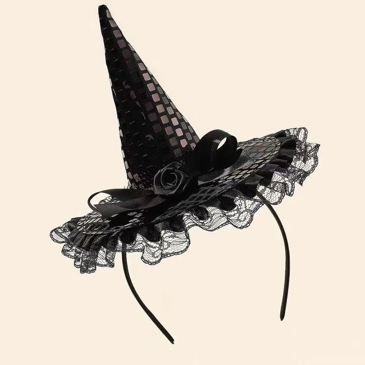 Halloween Headband Funny Pumpkin Hat Magic Hat Children Youth Fashion Trend Holiday Decorations Party Show Hair Accessories