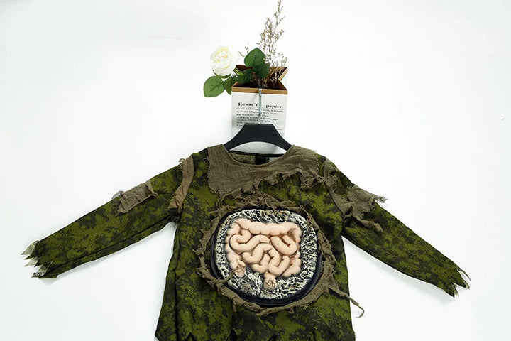 Halloween Cosplay Costume Purim Costume Horror Style Play Clothes Boys Girls Holiday Party Funny Garment Anime Zombie Suit