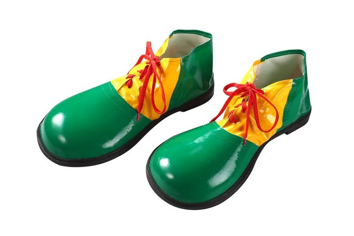 Halloween  Clown Shoes Stage Show Leather Shoes