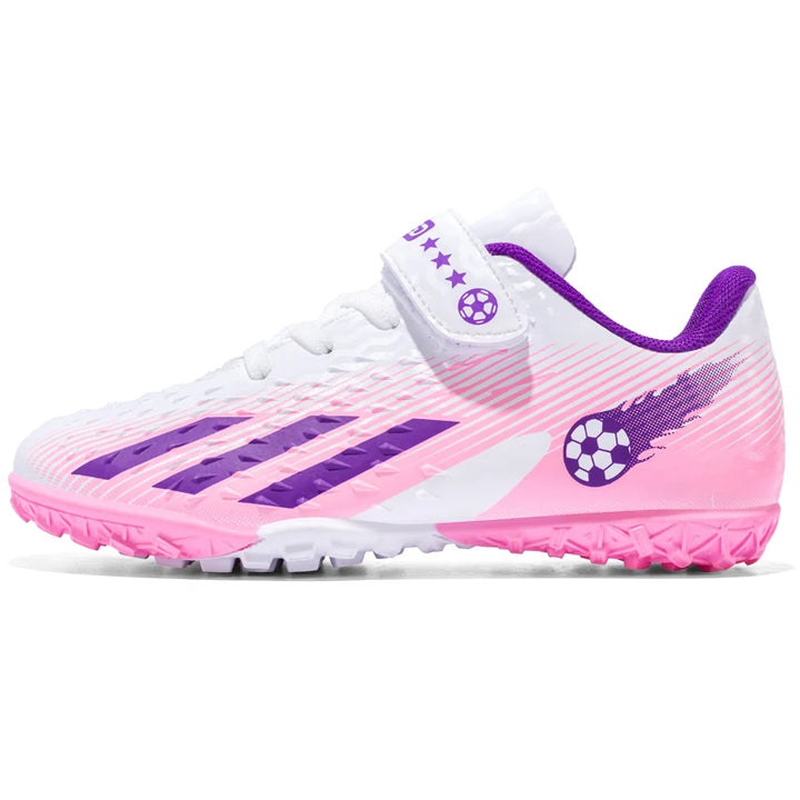 Kids Football Boots Society Cleats Soccer Shoes Boys Indoor Football Field Boots Children Non Slip Fast Training Sneakers Match