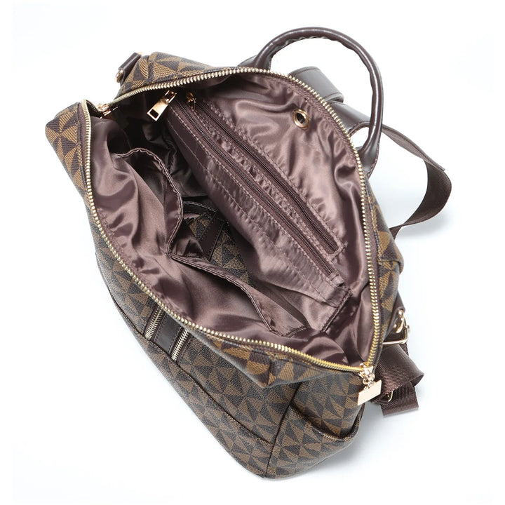 2pcs Backpack And Handbag Set, For Women, Waterproof Double Shoulder Crossbody Bag, Women's Travel Send Co