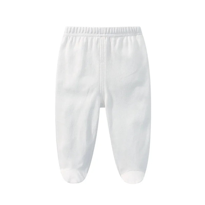 Baby Clothes Infant Boys Girls Set Long Sleeve Cotton Slanting Open Button T-Shirt Tops Solid Color Pants Spring Baby Outfits