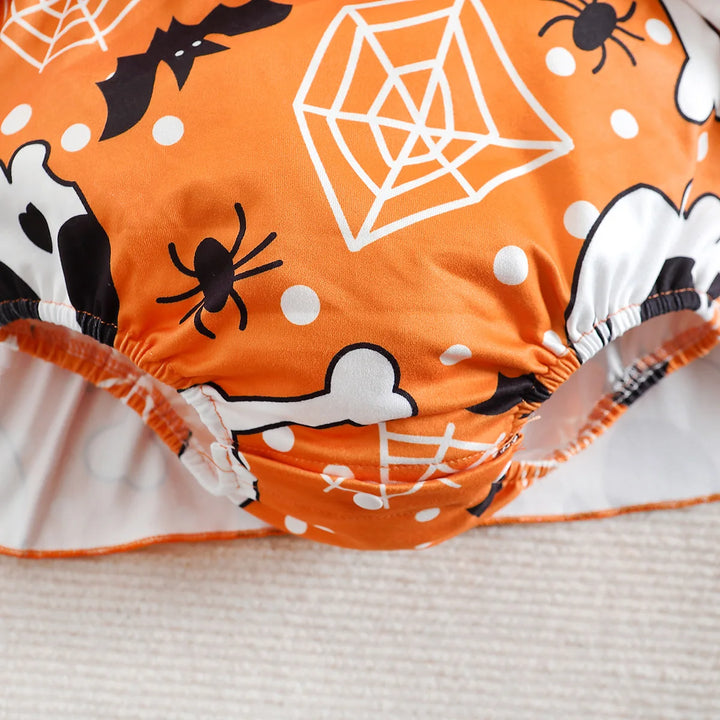 Children's Halloween Baby Clothes New European and American Fan Girls Dress Baby Ha Dress