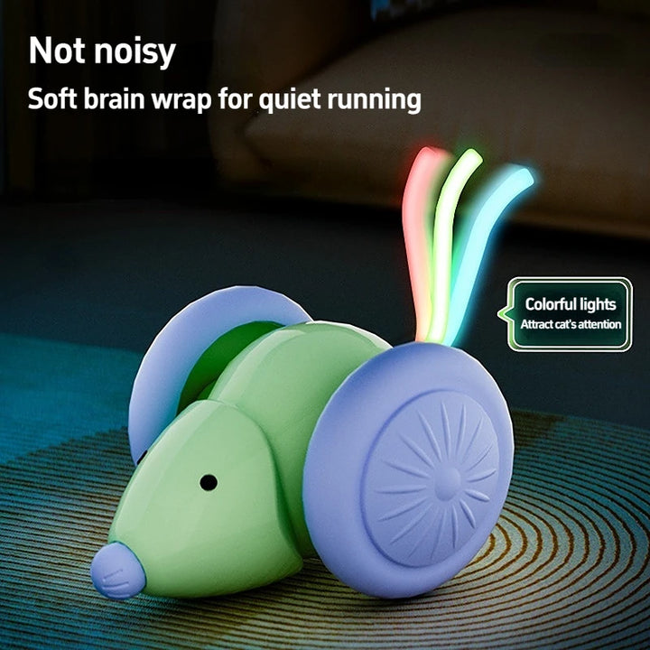 Pet Toys Interactive Cat Toy Electric Mouse Car Automatic Teaser Intelligent Obstacle Avoidance Pet Products Cat Accessories