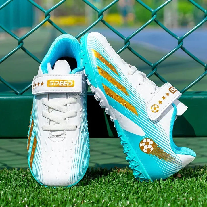 Kids Football Boots Society Cleats Soccer Shoes Boys Indoor Football Field Boots Children Non Slip Fast Training Sneakers Match