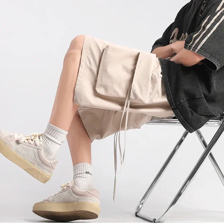 Men's Shorts Fashion Hip Hop Summe Casual Running Sports Shorts Male High Street Short Pants Outwear Cargo Shorts Men 5XL