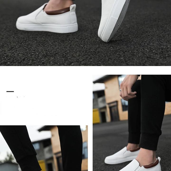 New Casual  Sneaker Canvas Boys Fashion Slip-on Vulcanized Flat