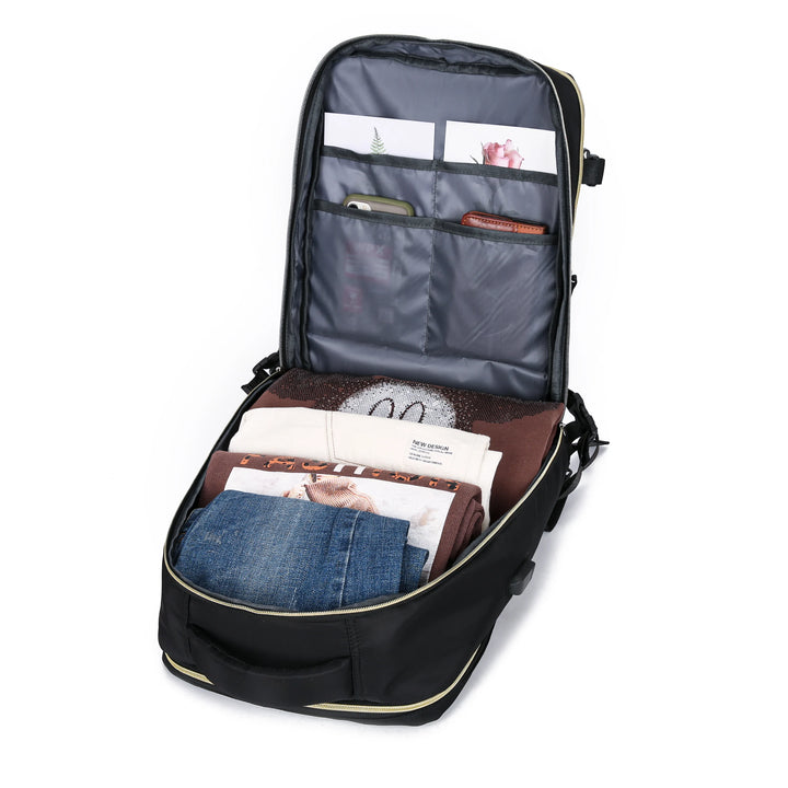 🎒 All-in-One Travel Companion
✔️ Large Capacity & Multi-Functional – Perfect for travel, school, gym, or daily use
💻 Fits laptops, clothes, gear & more
👟 Built-in shoe compartment keeps things fresh
💧 Durable, water-resistant & ready for any adventure