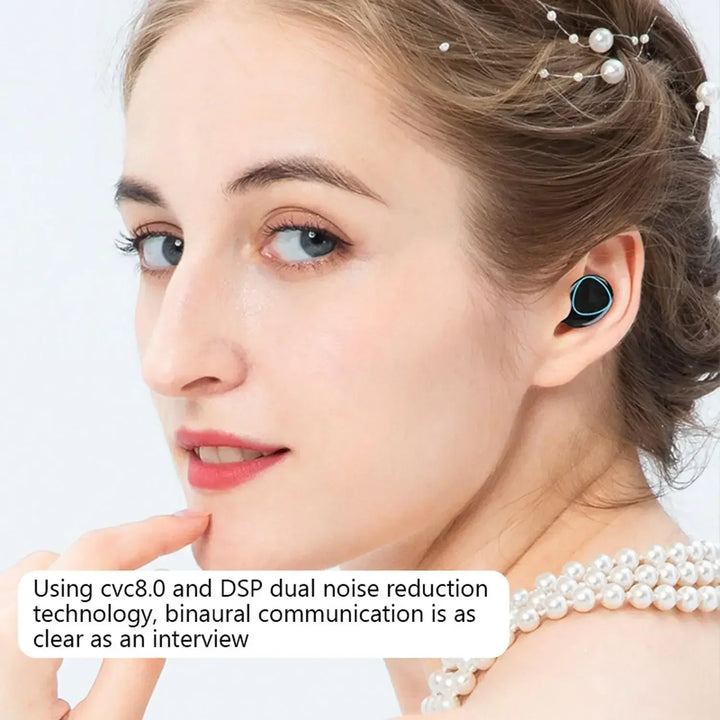 Original M10 Wireless Bluetooth Headset  Earphones Bluetooth Headphones with Mic Earbuds  Charger Box LED Display Fone