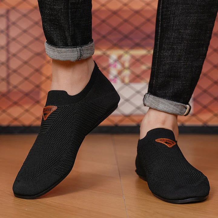 YRZL Mens Loafers Breathable Mesh Summer Lightweight Driving Moccasins Slip on Casual Shoes for Men Comfortable Walking Shoes