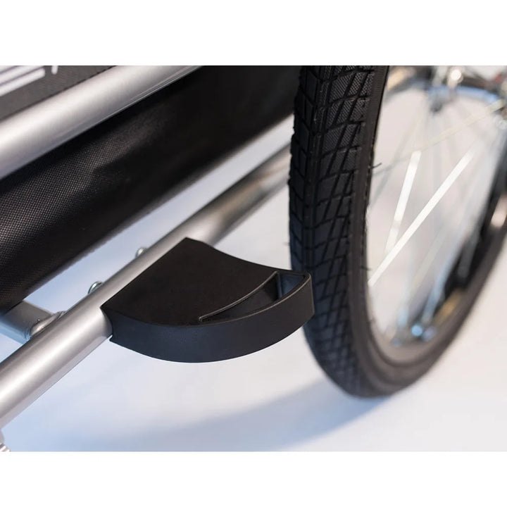 Pet Bicycle Trailer, Steel Pipe Material Waterproof Fabric, Safety Reflective Strip Design Suitable for Traveling with Pets
