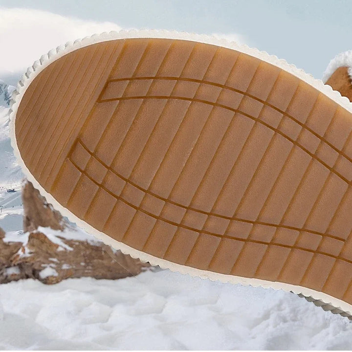 New Fashionable Bow Round Toe Elegant Snow Boots Winter Flat Wear-resistant Soft Students Plus Velvet Warm Women's Shoes