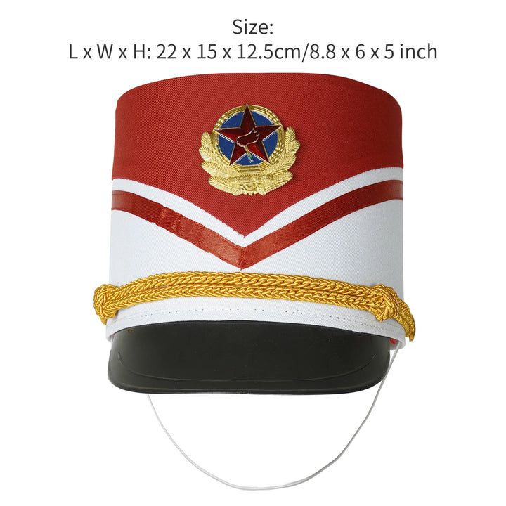 Nutcrackers Hat - Soldier Hat - Drum Major Hat - Marching Band Hat - Children Adult Halloween Cosplay Soldier Costume Party Hat