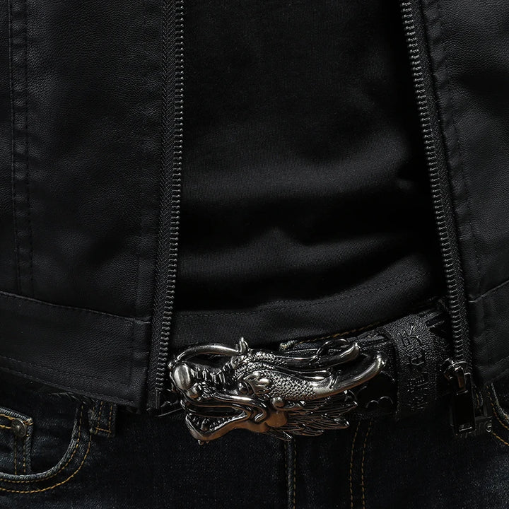 Spring Autumn Mens Leather Jackets Slim Fit Male Fashion Faux Windproof Warm Coats Man Brand Clothing