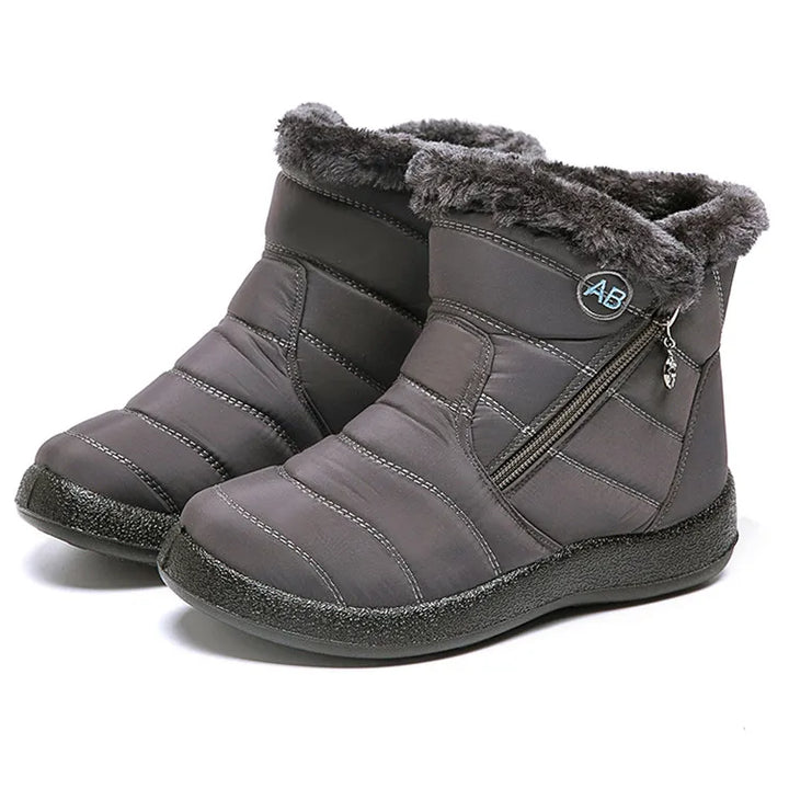 Women's Boots Women's Ankle Boots With Fur Winter Shoes Women Low Heels Winter Boots Snow Waterproof Botas Mujer Winter Footwear